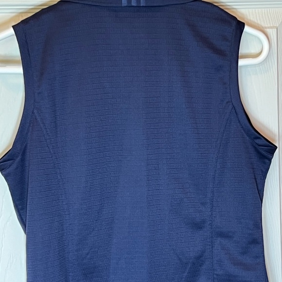 Adidas Climacool Dark Blue Golf Shirt sz Small Geometric Pattern Excellent Cond - Picture 4 of 12